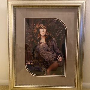 Hand signed photo of Cher.